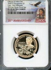 2020 S Sacagawea $1 Law First Releases From 10-Coin Set NGC PF70 UC Portrait-ANN for sale  Miami