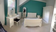 white shabby chic bedroom furniture set for sale  NOTTINGHAM