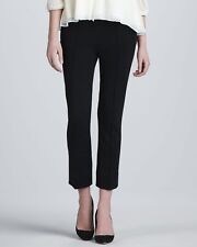 Calça feminina Diane Von Furstenberg Clean Pinca 8 preta stretch crepe cropped comprar usado  Enviando para Brazil