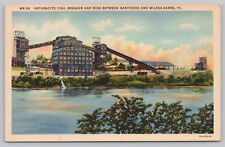 Plymouth PA Pennsylvania - Anthracite Coal Breaker near Wilkes Barre - 1935, used for sale  Shipping to South Africa