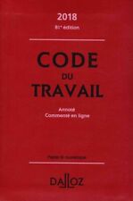 Code travail 2018 d'occasion  France