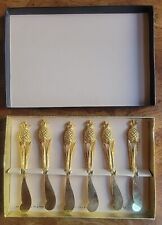 cheese knife set plated gold for sale  Sevierville