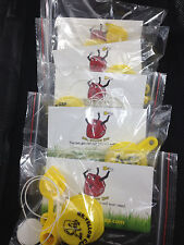 5X - Packs -  1 BLITZ Yellow Spout Cap & 1 Vent Cap, per Pack -  20 pcs total, used for sale  Shipping to South Africa