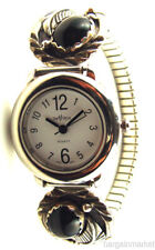 Relógio ônix ponta prata esterlina H. Spencer MSRP $150,00 comprar usado  Enviando para Brazil