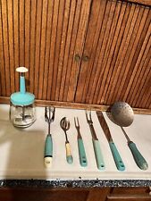 Vintage turquoise kitchen for sale  Oelwein