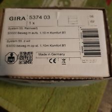 1 Stück GIRA 537403 System 55 Reinweiss S300 Bewegungsmelder Komfort BT, gebraucht gebraucht kaufen  Deutschland
