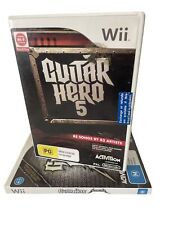 Guitar Hero 5 e Metallica Nintendo Wii Nintendo Wii jogo sem manuais muito bom estado usado comprar usado  Enviando para Brazil