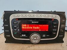 FORD SONY DAB MP3 CAR RADIO STEREO CD PLAYER FOCUS MK2 2008 2009 2010 OVAL TYPE for sale  Shipping to South Africa