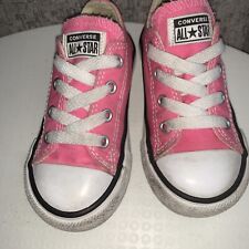 Girls pink converse for sale  BOLTON