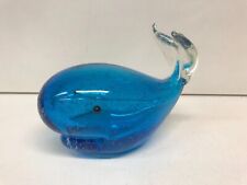Glass blue whale for sale  SWINDON
