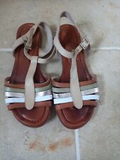 Spanish leather sandals for sale  PWLLHELI