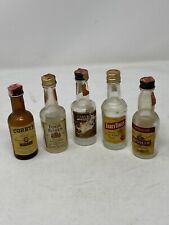 5 garrafas de licor vintage mini avião uísque bourbon garrafa quatro rosas pré-1980 comprar usado  Enviando para Brazil