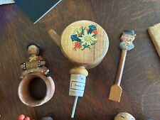 Assorted Anri - Napkin Ring - Musical Bottle Stopper - Small Spoon for sale  Shipping to South Africa