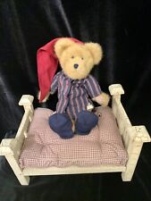 Boyds Bear en gorra de dormir, pijama y zapatillas con cama y colchón segunda mano  Embacar hacia Argentina