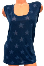 *Old navy blue stars burnout see through women's sleeveless top XL for sale  Shipping to South Africa