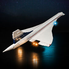 Zestaw świateł LED LocoLee do Lego 10318 Airbus Concorde Model Kreatywne oświetlenie na sprzedaż  Wysyłka do Poland