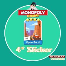 Conjunto de adesivos Monopoly Go 4 estrelas 22 Open Road (2º álbum) comprar usado  Enviando para Brazil