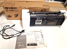 Rádio cassete estéreo SHARP QT-Y4-BK Boombox comprar usado  Enviando para Brazil