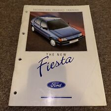 Ford Fiesta Mk3 Technicians Product Training Haynes Manual Car Collectable for sale  Shipping to South Africa