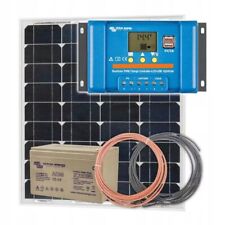 Panel słoneczny 55W i akumulator AGM 14Ah z regulatorem LCD na sprzedaż  PL