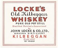Irish whiskey label for sale  Ireland