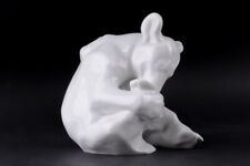 Estatua de oso blanco sentado de porcelana Allach de 5,5" DE ALEMANIA, usado segunda mano  Embacar hacia Argentina
