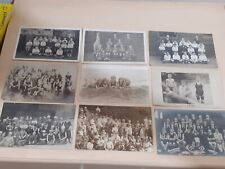 Usado, 1920s nove cartões postais foto real história social grupos de pessoas na praia + clubes comprar usado  Enviando para Brazil