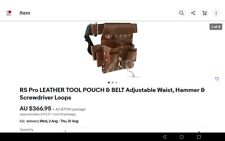 Leather tool belt for sale  ROCHESTER