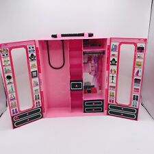 Usado, Guarda-roupa preto rosa estojo de transporte Ultimate Barbie estilo armário 2013 Mattel  comprar usado  Enviando para Brazil