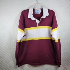 Camisa de Rugby Lands End De Colección Hombres XL Color Rayas Preppy Hecha en EE. UU. Retro LEER, usado segunda mano  Embacar hacia Argentina