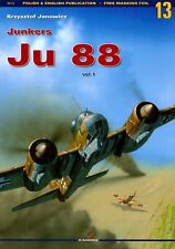 Junkers Ju 88 vol. I (bez dodatków) - Kagero Monografia Nr 13, używany na sprzedaż  PL