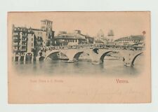 Verona cartolina ponte usato  Cirie