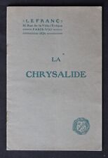 1924 chrysalide lefranc d'occasion  Expédié en Belgium