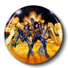 Kiss pinback button for sale  Peabody