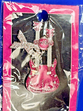 Broche de guitarra Hard Rock Pinktober 2010 fita oficial rosa conscientização sobre câncer de mama comprar usado  Enviando para Brazil