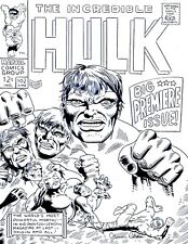 O Incrível Hulk Nº 102 Capa Recreação 1ST Edição De Arte Em Quadrinhos Original comprar usado  Enviando para Brazil