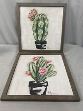 Cactus paintings x12 for sale  Tulsa