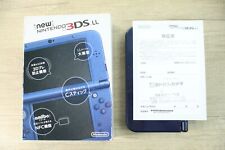 IPS Nintendo New 3DS XL azul metálico com caixa tela IPS R5044 comprar usado  Enviando para Brazil