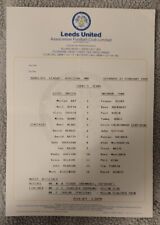 Leeds united 1988 for sale  WAKEFIELD