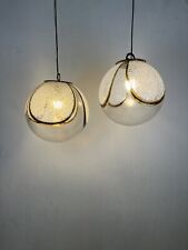 Coppia lampadari vetro usato  Arezzo