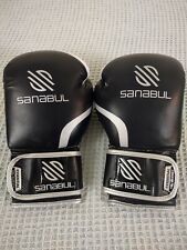 Luvas de boxe gel essencial Sanabul pretas 12 oz excelente estado uso único comprar usado  Enviando para Brazil