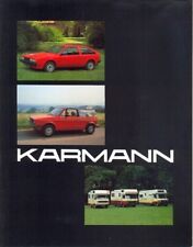 Used, KARMANN VW Scirocco 2 Golf 1 & Camper vans original colour brochure for sale  LEDBURY