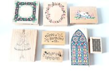 Rubber wooden stamps for sale  SUNDERLAND