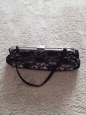 Black lace evening for sale  WITHAM