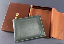 Rolex Green Saffiano Leather Wallet Authentic & Rare for sale  Shipping to South Africa