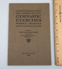 Libro De Colección 1924 Ejercicios de Gimnasia sin Aparato YMCA de Burlington Iowa segunda mano  Embacar hacia Argentina