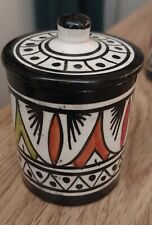 Moroccan ceramic jar for sale  SHEFFIELD
