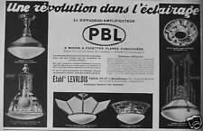 Publicité 1929 pbl d'occasion  Compiègne