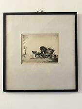 Antique signed etching for sale  SOUTHAMPTON