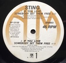 Usado, Sting-If You Love Somebody Set Them Free Disc Only 1985 SP-12132 Vinil 12"" comprar usado  Enviando para Brazil
